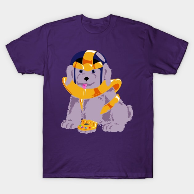 Bad puppy with infinity gauntlet T-Shirt by BananaPrints